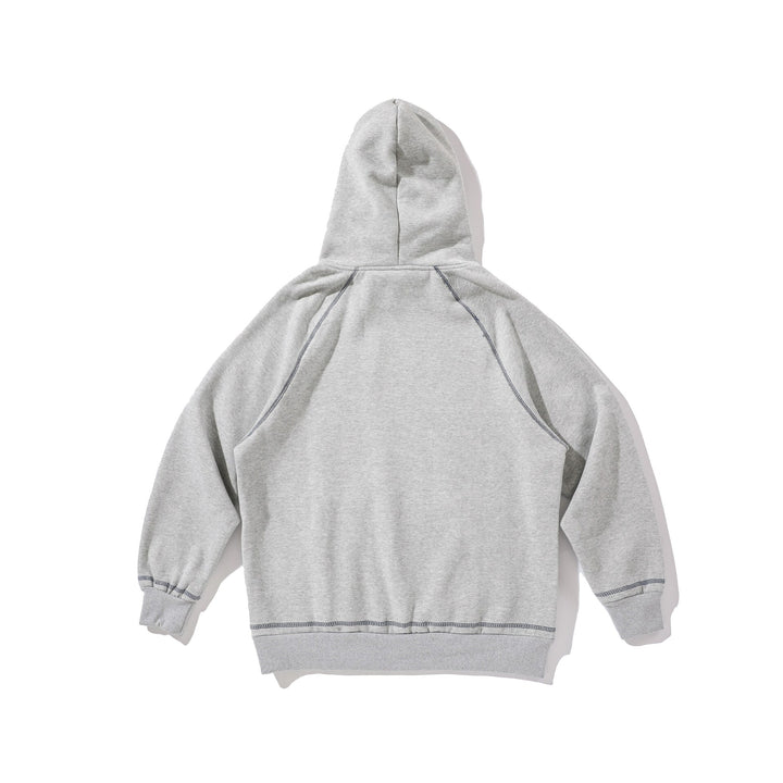 Unisex Oversize Kapuzenpullover mit Raglannähten, Kängurutasche und Vintage-Print Echoarchiv