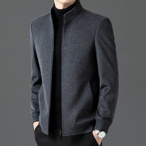 Herren elegante Jacke mit hochgeschlossenem Kragen Echoarchiv