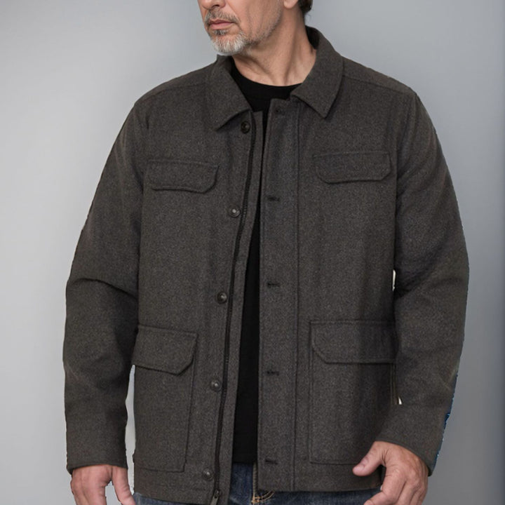 Herren modische Jacke mit praktischen Taschen Echoarchiv