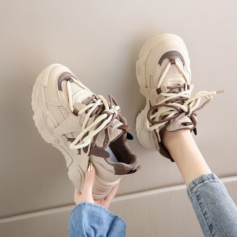 Damen Chunky Sneakers mit atmungsaktiver Mesh-Oberfläche und robustem Profil Echo Archiv