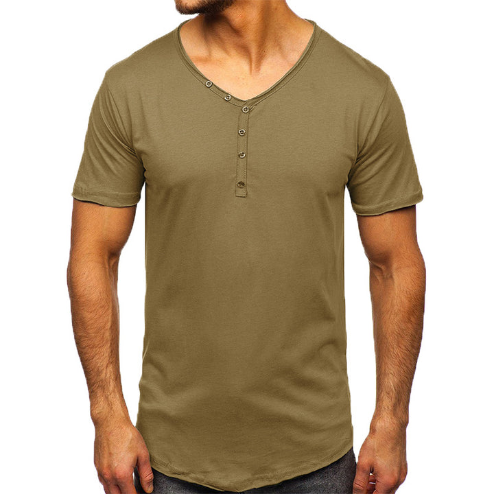 Herren Kurzarmshirt mit Knopfleiste Echoarchiv