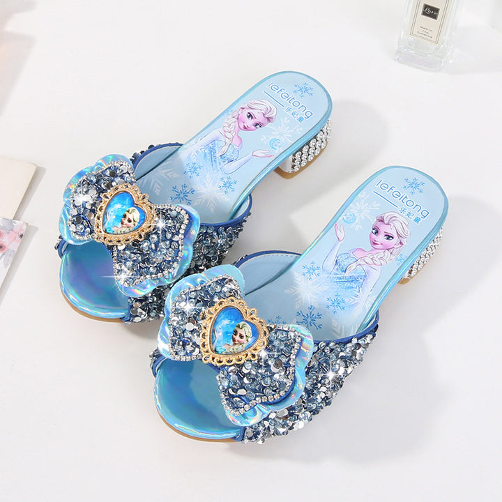 Damen Glitzernde Hausschuhe Echo Archiv