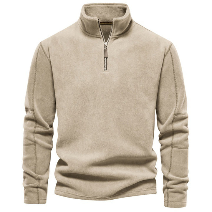 Herren Mikrofleece Pullover mit halbem Reißverschluss Echoarchiv