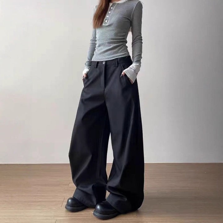 Damen Übergroße Stoffhose Echo Archiv