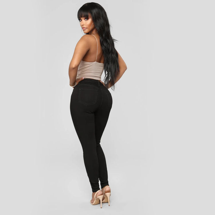 Damen Hochgeschnittene Skinny-Jeans mit Figurformendem Stretch Echo Archiv