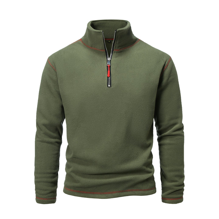 Herren Fleecepullover mit halbem Reißverschluss und atmungsaktivem Design Echoarchiv
