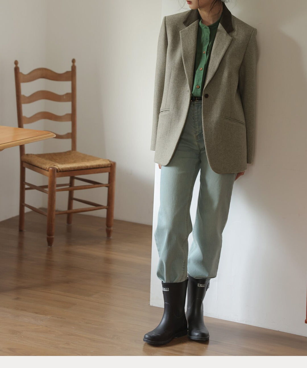 Damen Elegante und lässige Blazerjacke Echoarchiv