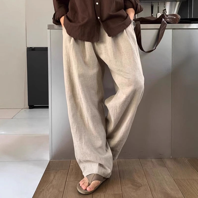 Herren Elegante und bequeme Leinenhose Echo Archiv