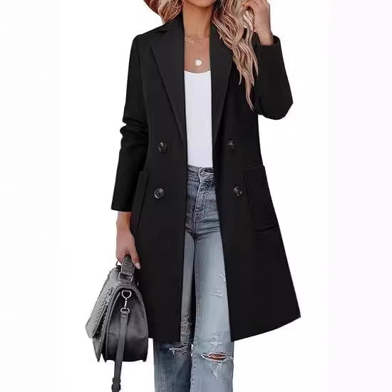 Damen Elegante und modische Longjacke Echo Archiv