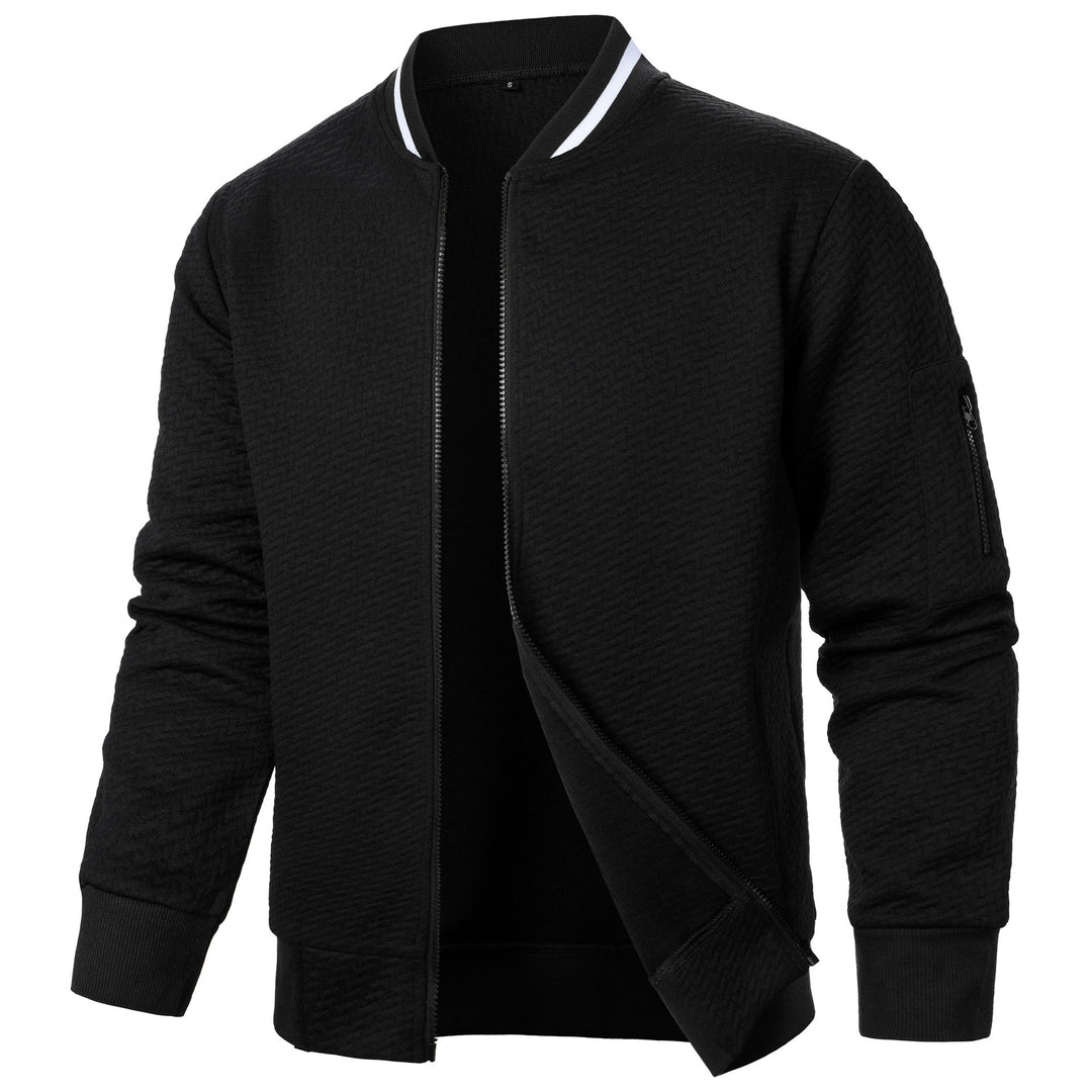 Herren modische Bomberjacke mit strukturiertem Design und funktionalen Taschen Echoarchiv