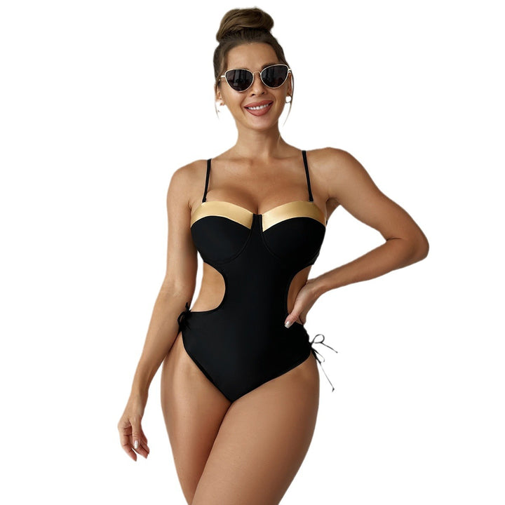 Damen Einteiler Badeanzug mit aufregenden Cut-Out-Details Echo Archiv