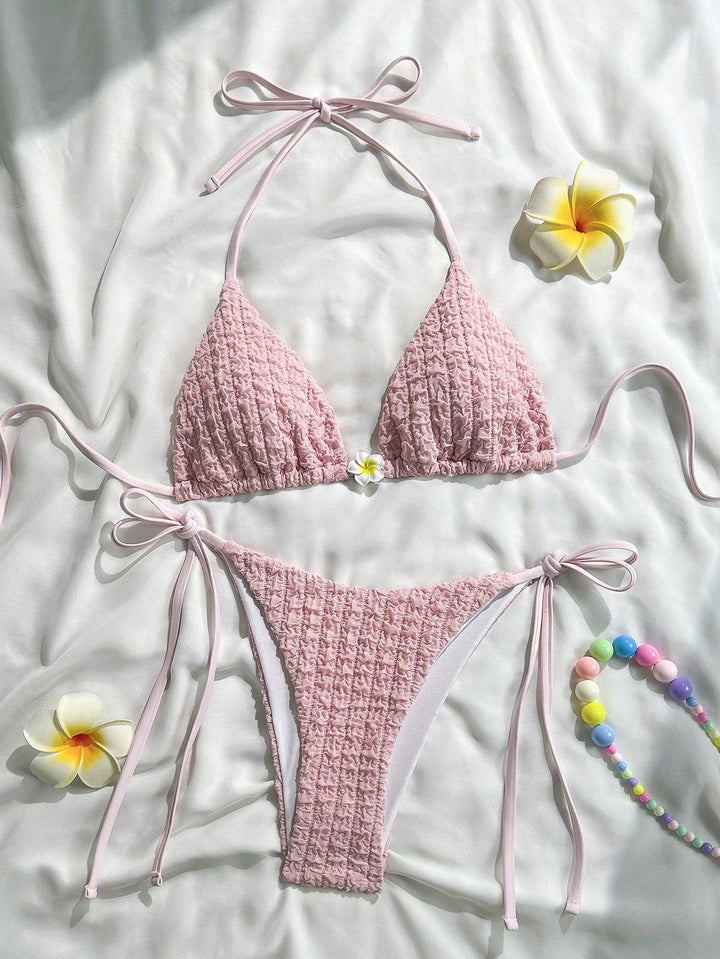 Damen raffinierter Triangel-Bikini Echo Archiv