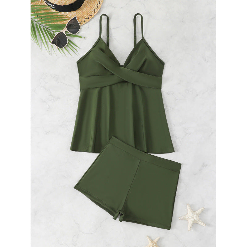 Damen Tankini-Set mit zauberhaften Punkten und modischem Schnitt Echo Archiv