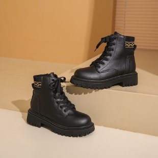 Damen Gefütterte Chunky-Lug-Ankleboots mit Schnürung und profilierter Gummisohle Echo Archiv