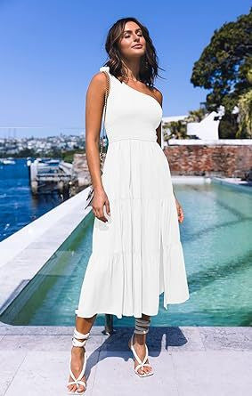 Damen Maxikleid mit ärmellosem Design und elastischem Bustier Echo Archiv