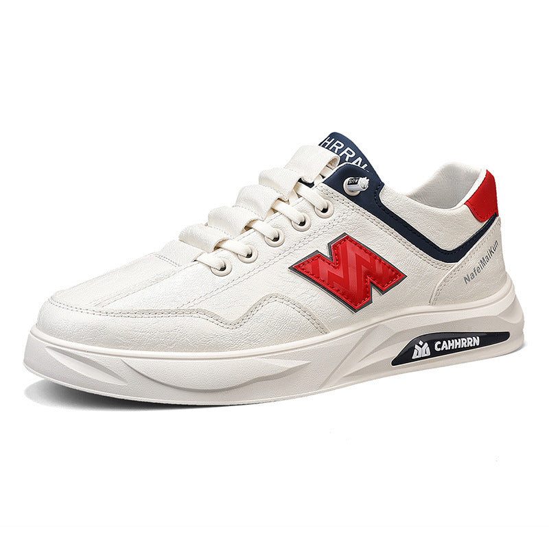 Herren Voluminöse Casual-Sneaker mit strukturiertem Kunstleder, kontrastierten Overlays und gedämpfter Plateau-Sohle – Norré