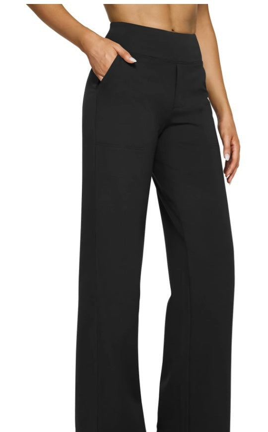 Damen Weitgeschnittene Lounge-Hose mit elastischem Bund Echoarchiv
