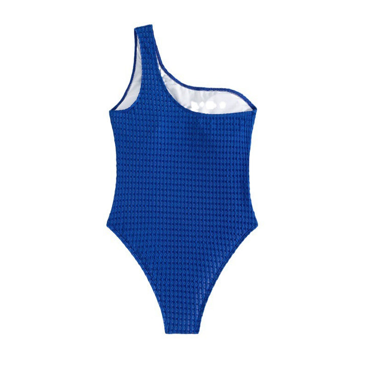 Damen Asymmetrischer Cut-Out Badeanzug Echo Archiv