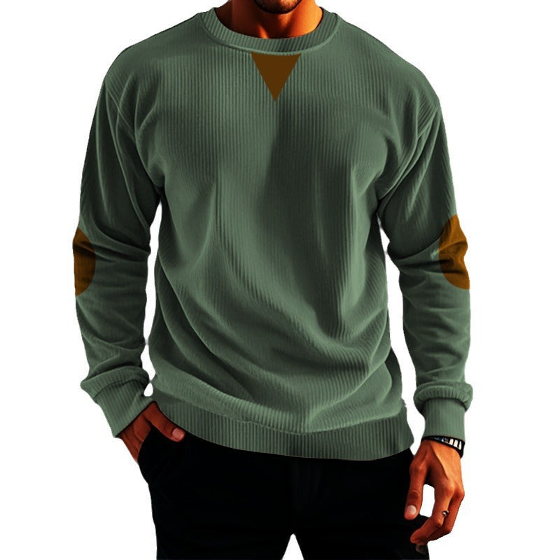 Herren eleganter Strickpullover mit modernen Akzenten Echoarchiv