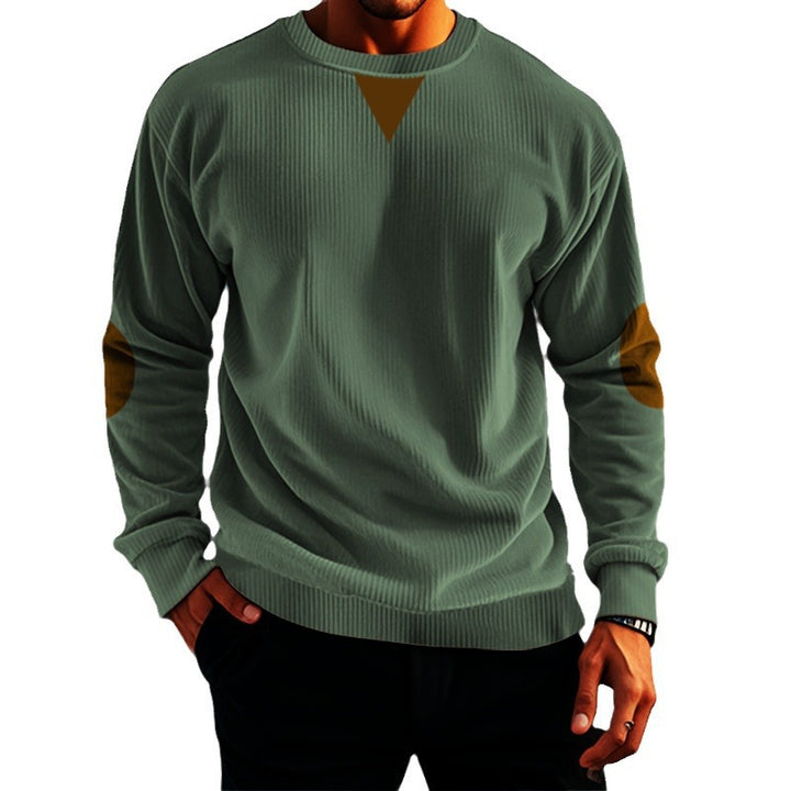 Herren eleganter Strickpullover mit modernen Akzenten Echoarchiv