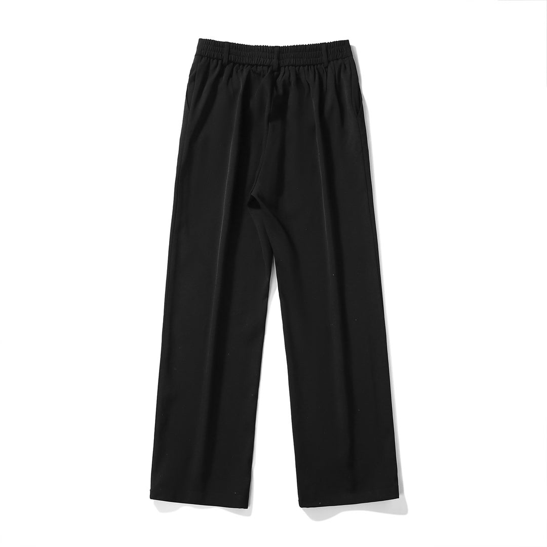 Herren Elegante weite Hose mit elastischem Bund und seitlichen Eingrifftaschen Echoarchiv