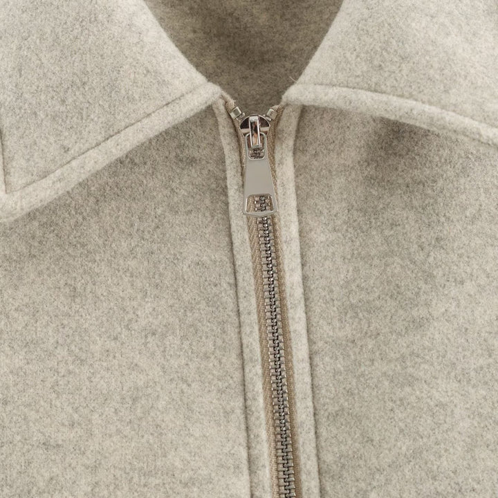 Damen Kurzjacke aus Wollmix mit Tunnelzug‑Taillierung und aufgesetzten Taschen Echoarchiv