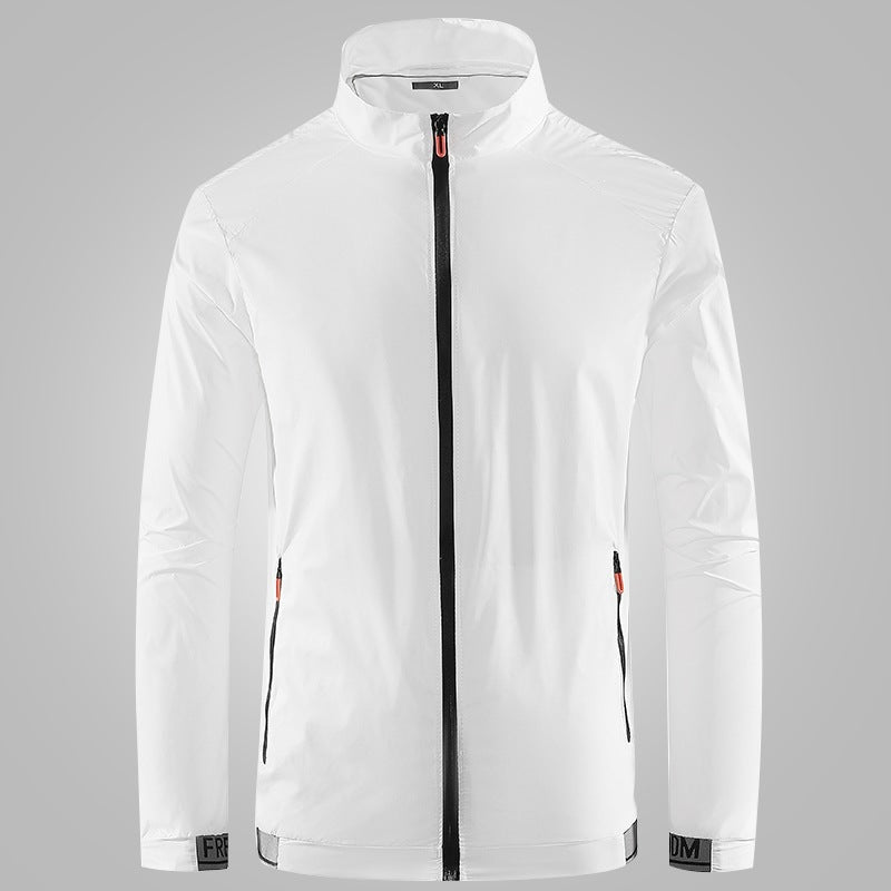 Herren Leichte Performance‑Windjacke mit hochschließendem Stehkragen Echoarchiv
