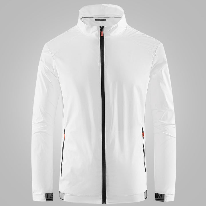 Herren Leichte Performance‑Windjacke mit hochschließendem Stehkragen Echoarchiv