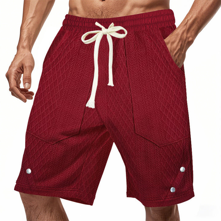 Herren lässige Cargo-Shorts mit strukturiertem Design und praktischen Seitentaschen Echoarchiv