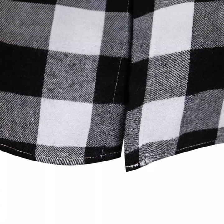 Herren Flanellhemden mit integriertem Kapuzen-Design und lässigem Look Echoarchiv