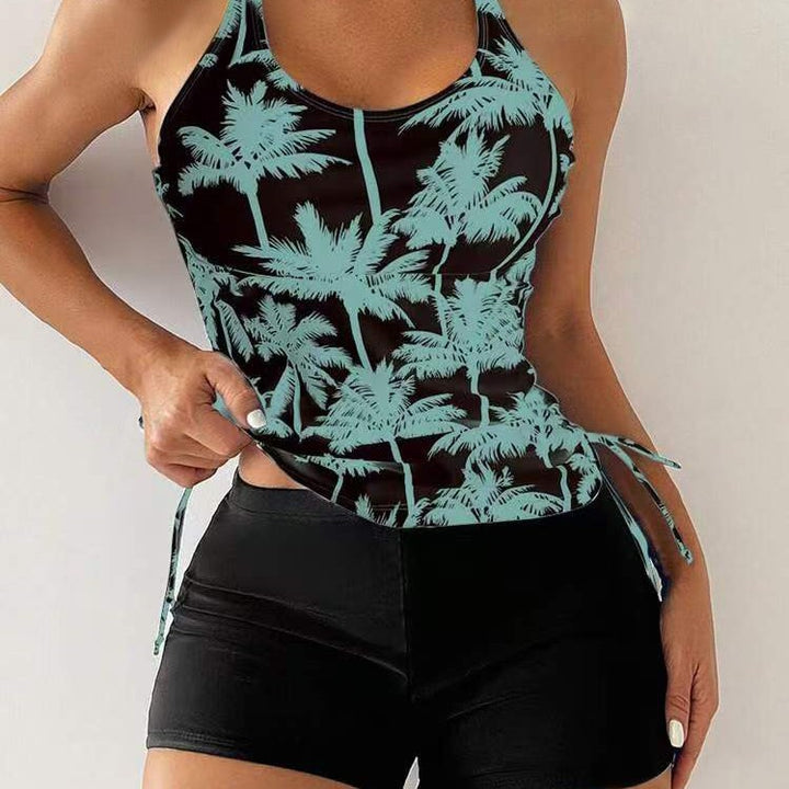 Damen Tankini-Set mit floralem Design und verstellbaren Trägern Echo Archiv