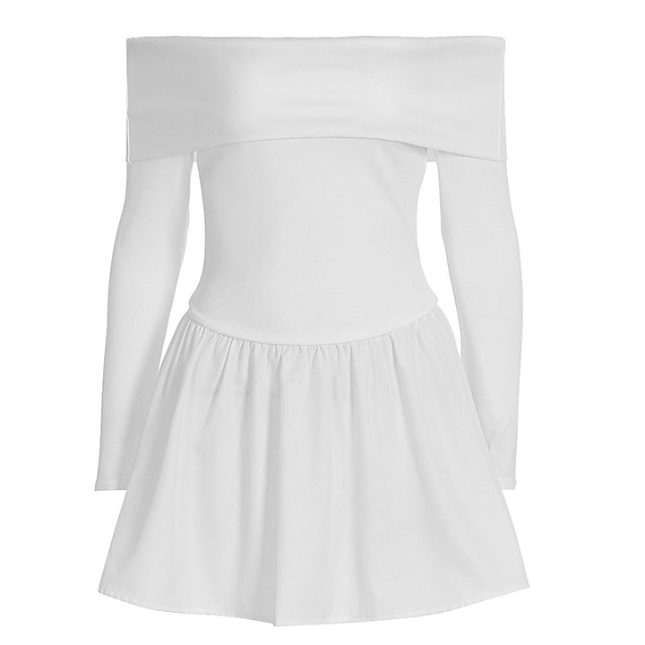 Damen Off-Shoulder Kleid Echo Archiv