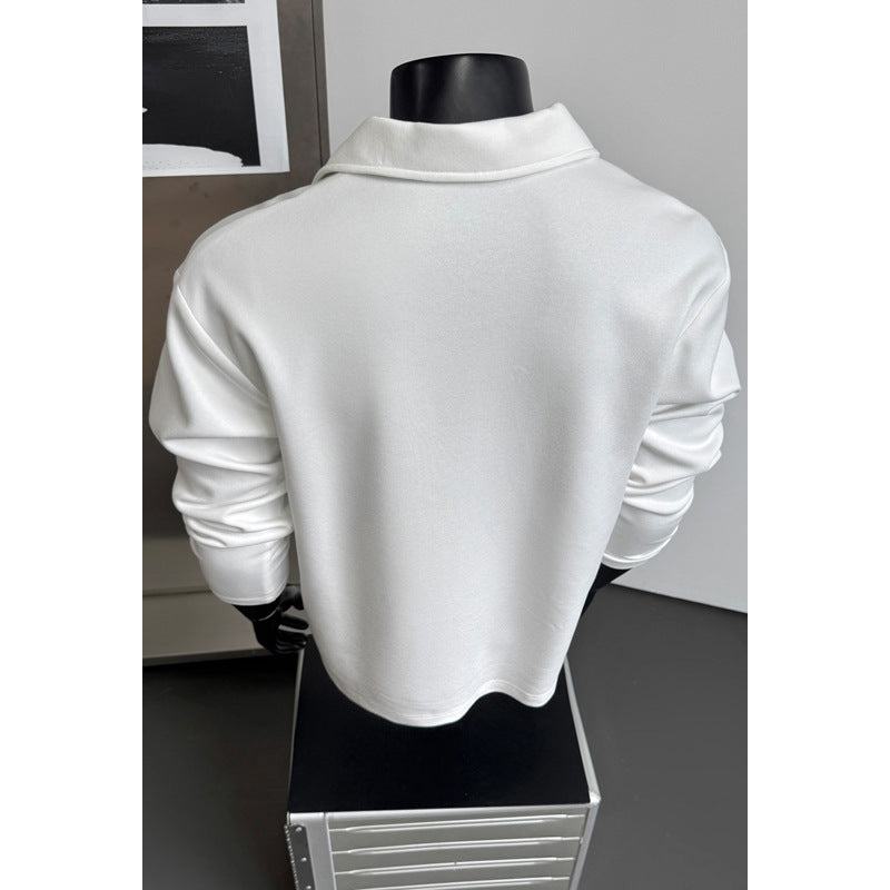 Herren Urban Elegante Langarmhemd Jacke Echo Archiv