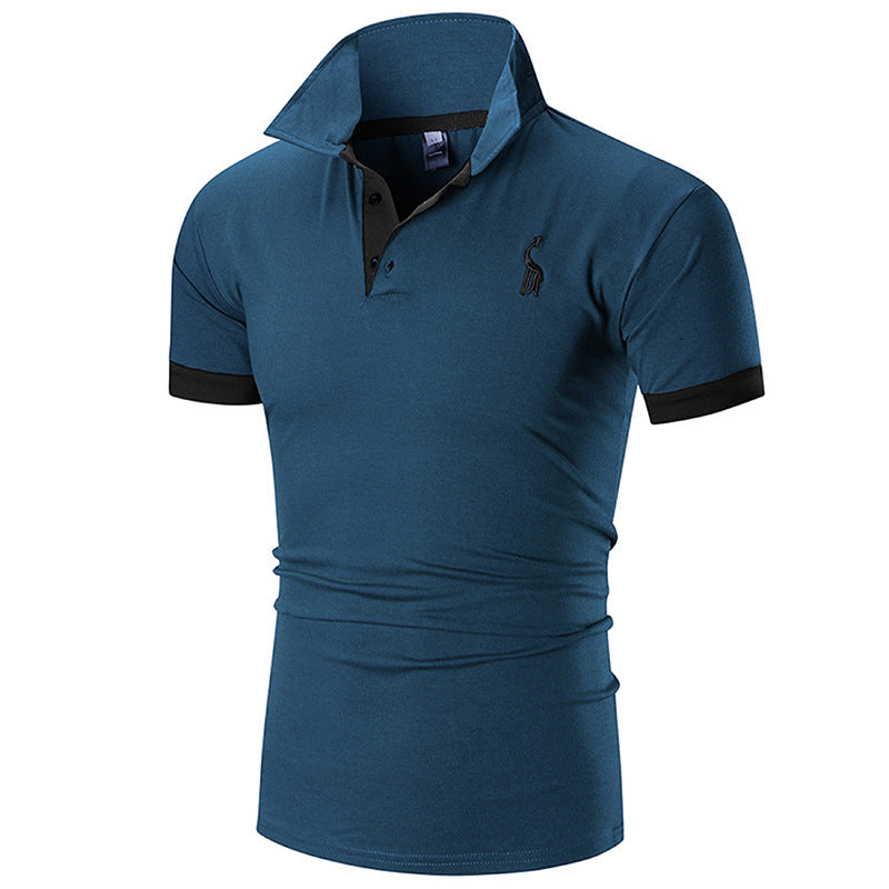 Herren Poloshirt mit modernem Kragen und figurbetonter Passform Echoarchiv