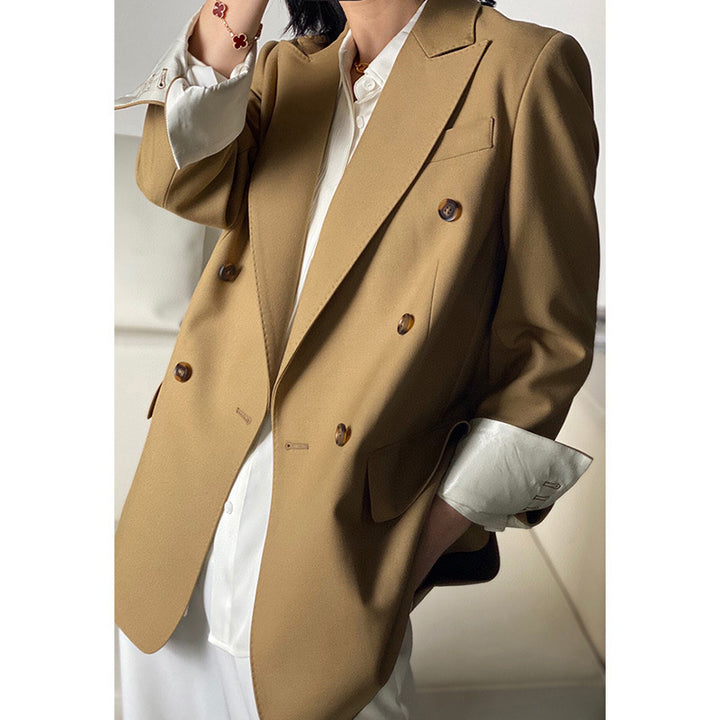 Damen Doppelreiher Wollblazer Echoarchiv