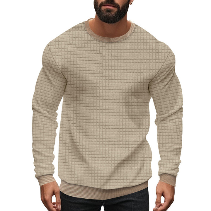 Herren strukturiertes Langarmshirt Echoarchiv