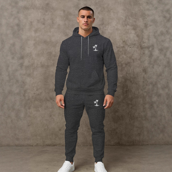 Herren lässiger Hoodie und Jogginghose Set Echoarchiv