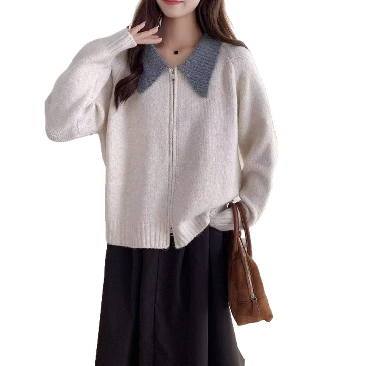 Damen Gemütlicher Zip-Pullover Echo Archiv