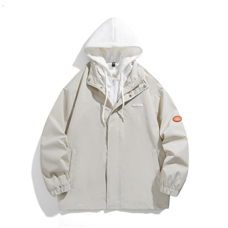 Damen Modische Übergangsjacke mit Kapuze und verstellbaren Bündchen Echo Archiv