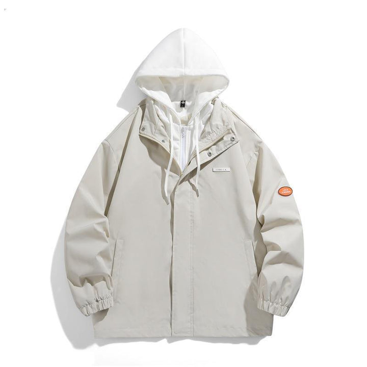 Damen Modische Übergangsjacke mit Kapuze und verstellbaren Bündchen Echo Archiv