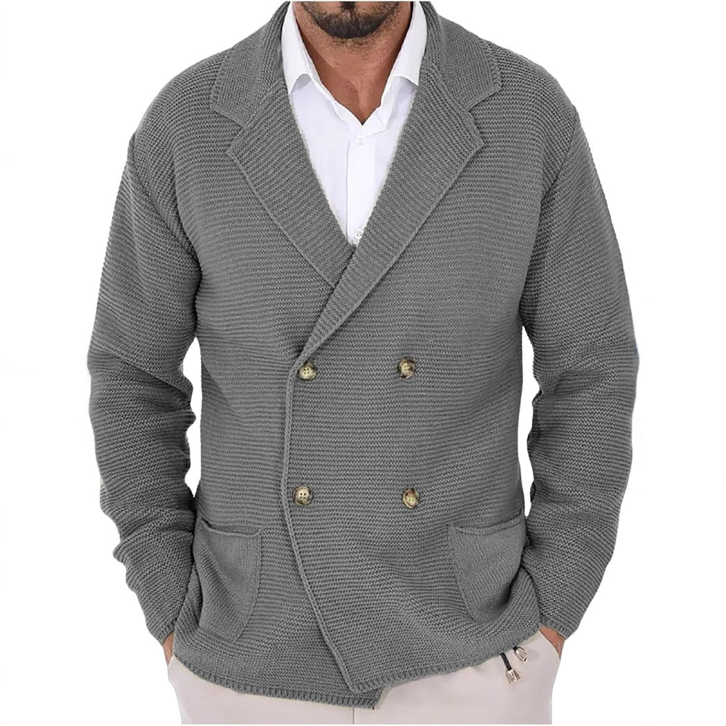 Herren Strickjacke mit doppelt schmeichelndem Schnitt Echoarchiv