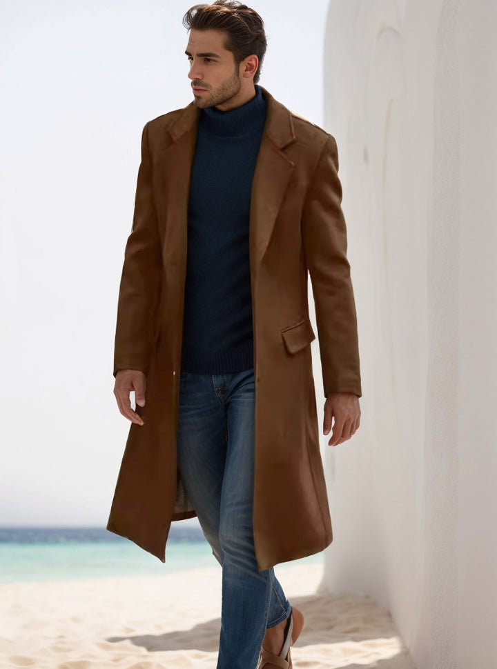 Herren stilvoller Longblazer Echoarchiv