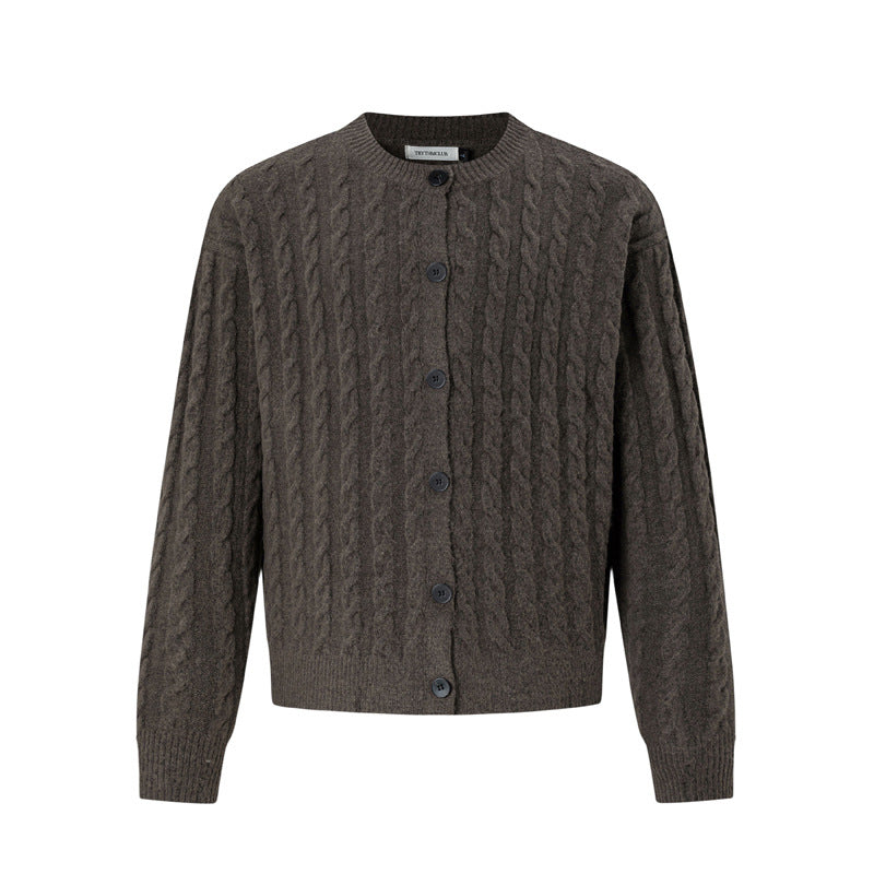 Damen Strickjacke mit Kabelmuster Echoarchiv