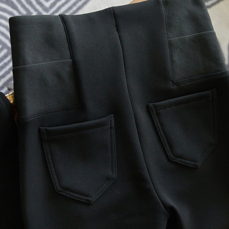 Damen Elegante und hoch taillierte Leggings Echoarchiv