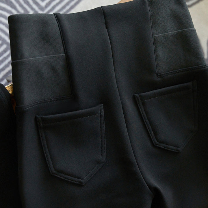 Damen Elegante und hoch taillierte Leggings Echoarchiv