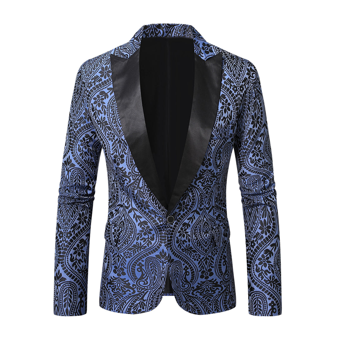 Herren stilvoller Blazer mit Paisleymuster Echoarchiv