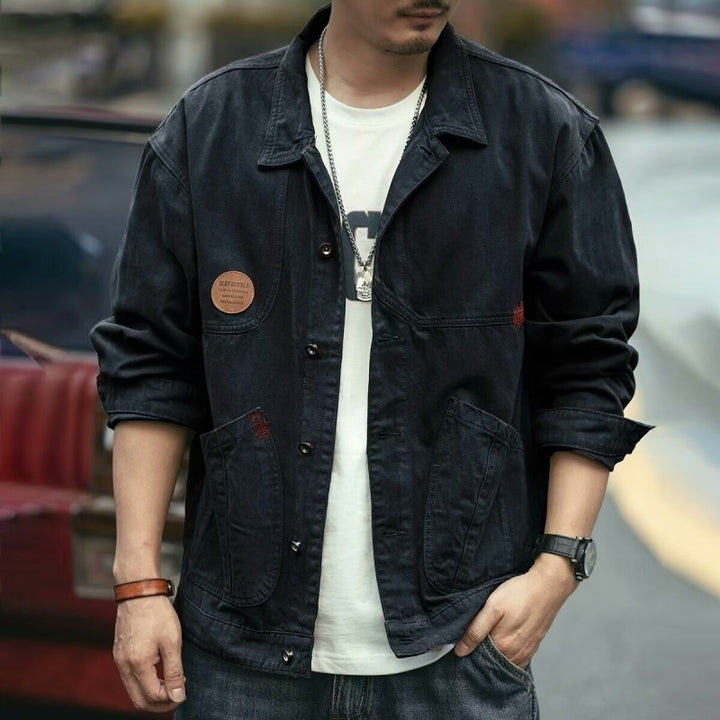 Herren Lässige und stylische Arbeitsjacke Echo Archiv