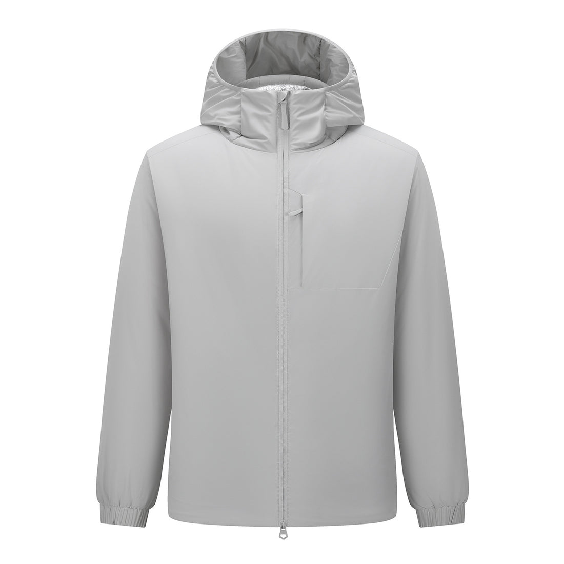 Herren Kapuzen-Softshelljacke mit Zwei-Wege-Reißverschluss, wasserabweisender Membran und Brusttasche Echoarchiv