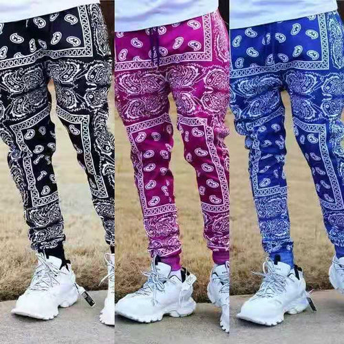 Herren bequeme Jogginghose mit trendigem Muster Echoarchiv