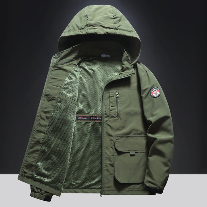 Herren Multifunktionale Übergangsjacke mit seitlichen Taschen Echo Archiv